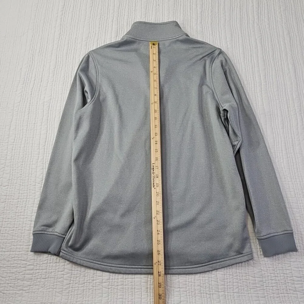 Under Armour Coldgear Loose Men's Size M 1/4 Zip Pullover Grey Activewear EUC LN